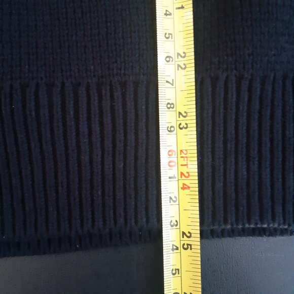 Tommy Hilfiger SZ S Black Cotton Men's 2 Button Shawl Collar Pullever Sweater - Picture 11 of 12